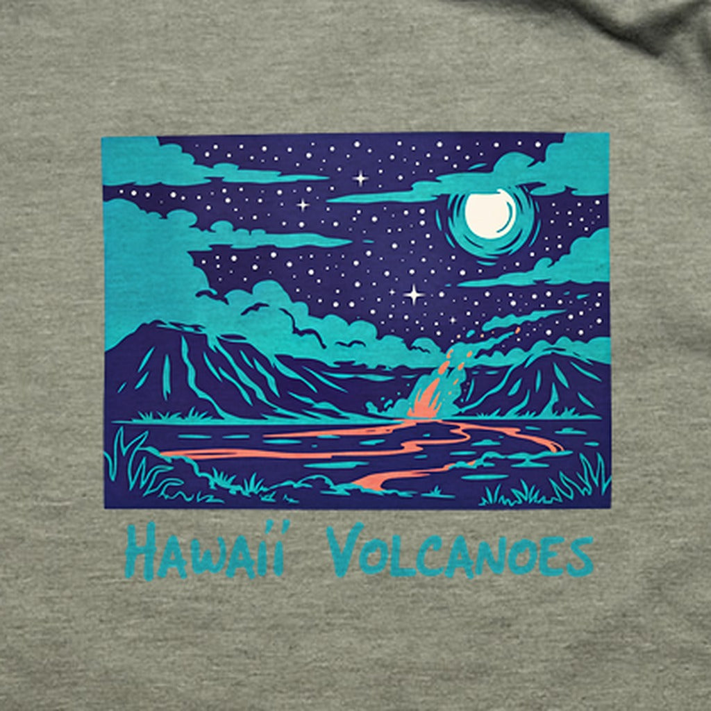 Hawaii Volcanoes at Night T-Shirt