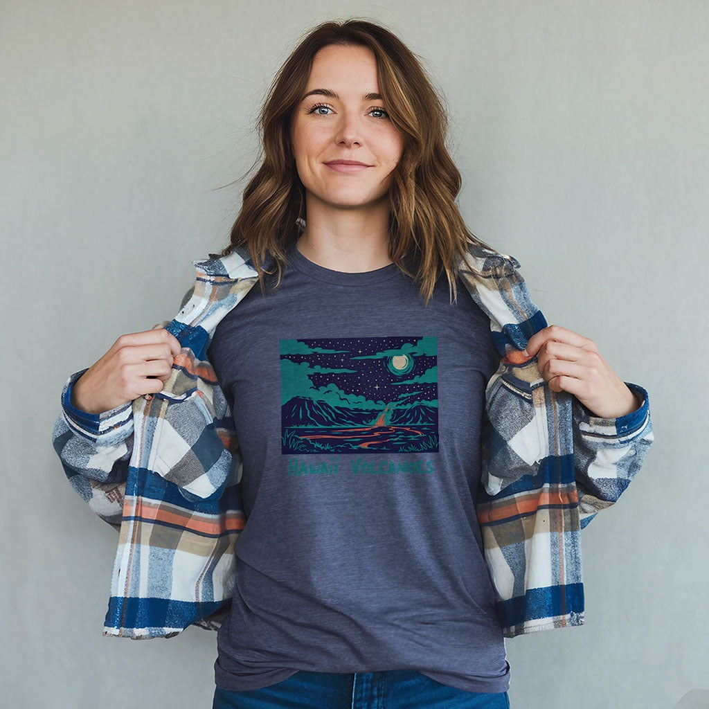 Hawaii Volcanoes at Night T-Shirt