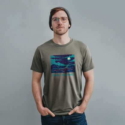 Hawaii Volcanoes at Night T-Shirt