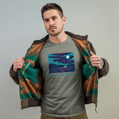 Hawaii Volcanoes at Night T-Shirt