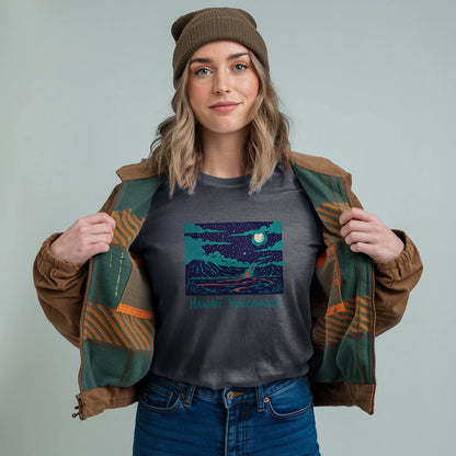 Hawaii Volcanoes at Night T-Shirt