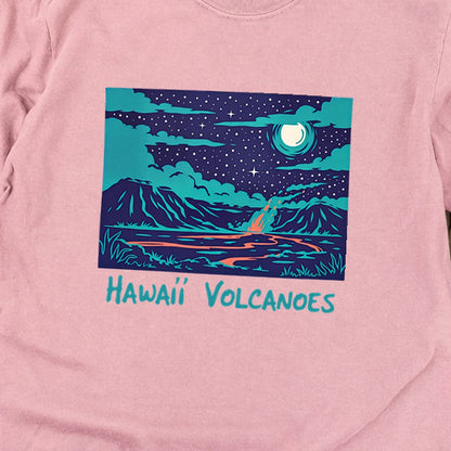 Hawaii Volcanoes at Night Premium Long Sleeve