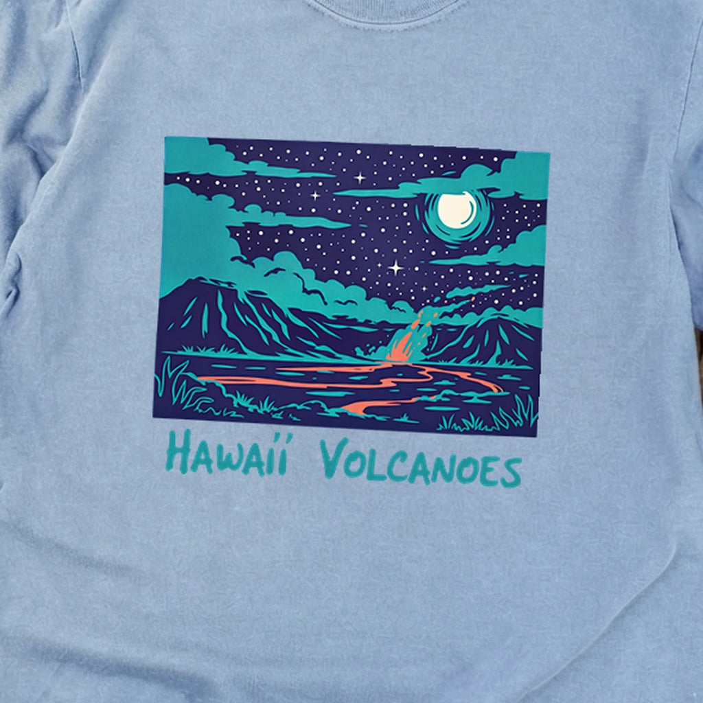 Hawaii Volcanoes at Night Premium Long Sleeve