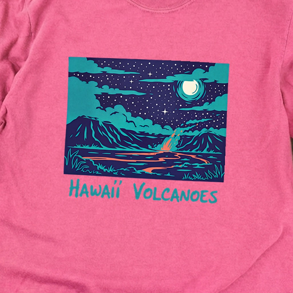 Hawaii Volcanoes at Night Premium Long Sleeve