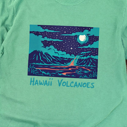 Hawaii Volcanoes at Night Premium Long Sleeve
