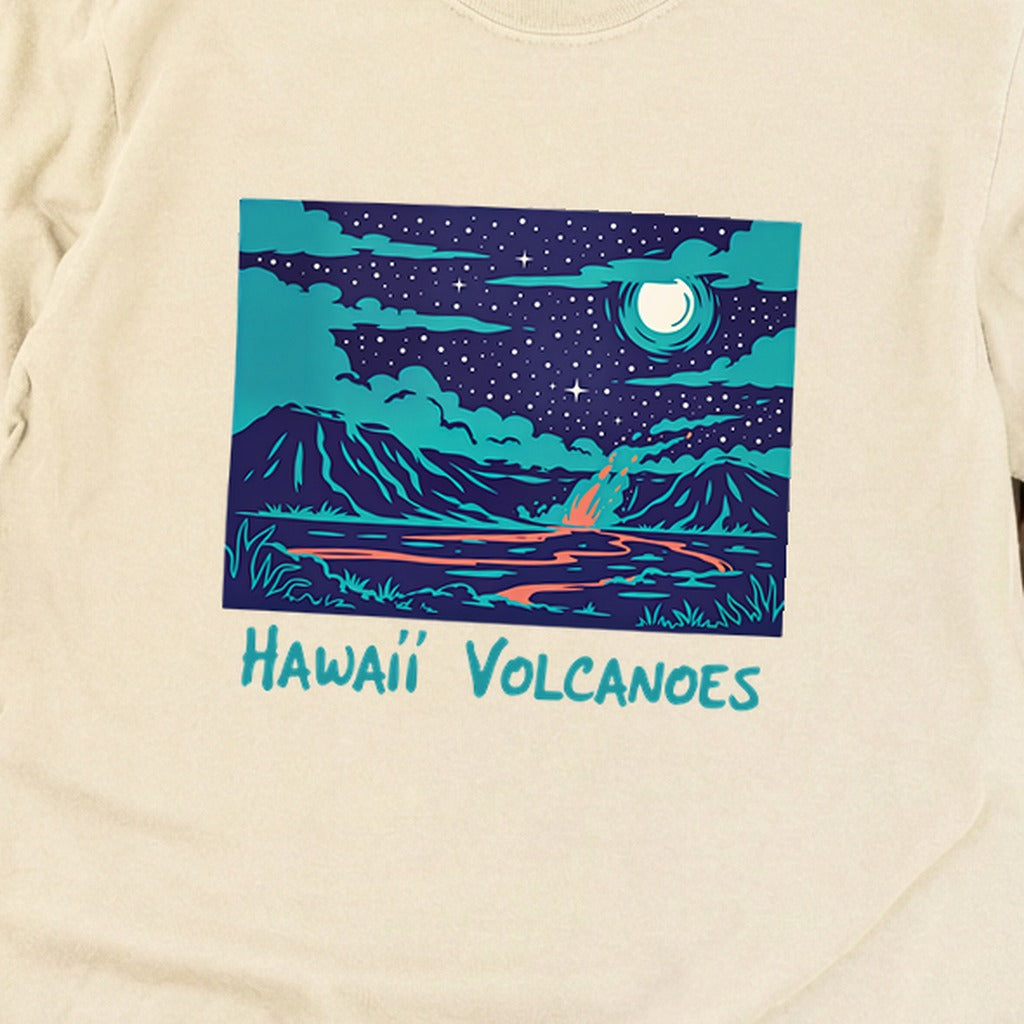 Hawaii Volcanoes at Night Premium Long Sleeve