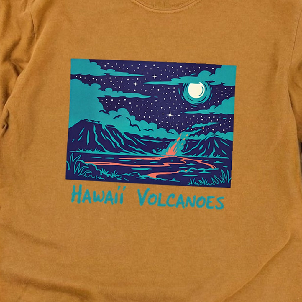 Hawaii Volcanoes at Night Premium Long Sleeve
