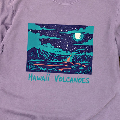 Hawaii Volcanoes at Night Premium Long Sleeve