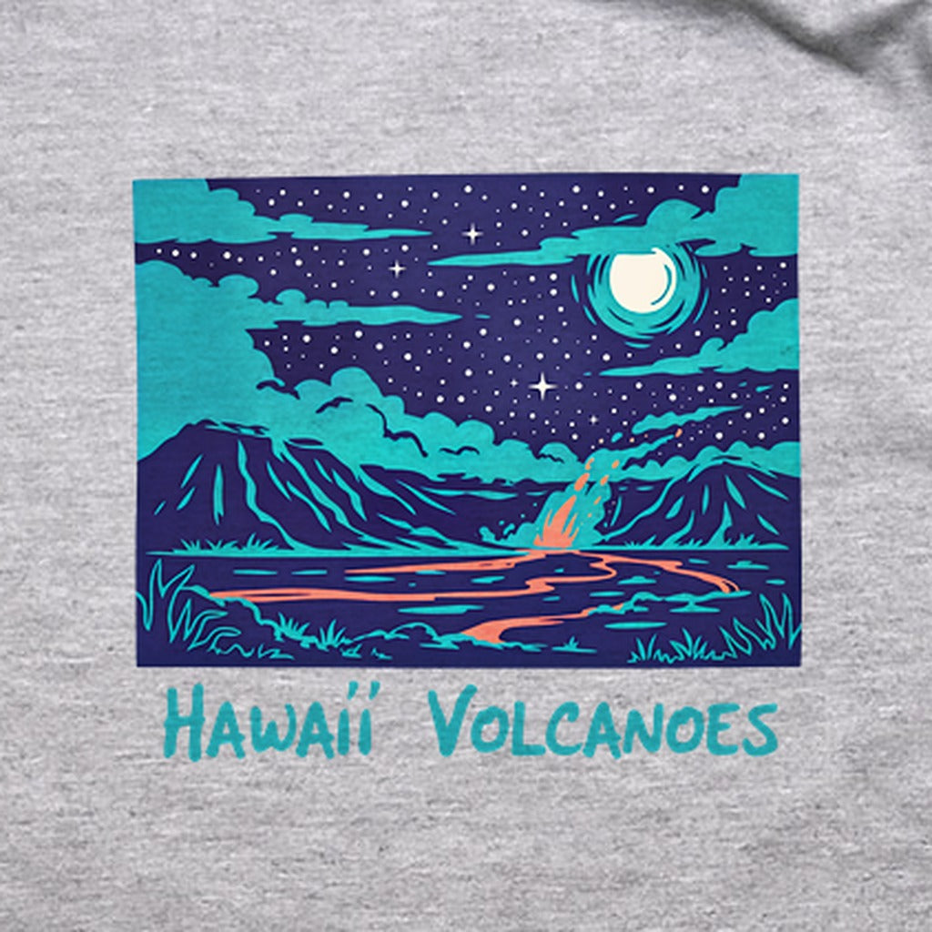 Hawaii Volcanoes at Night T-Shirt