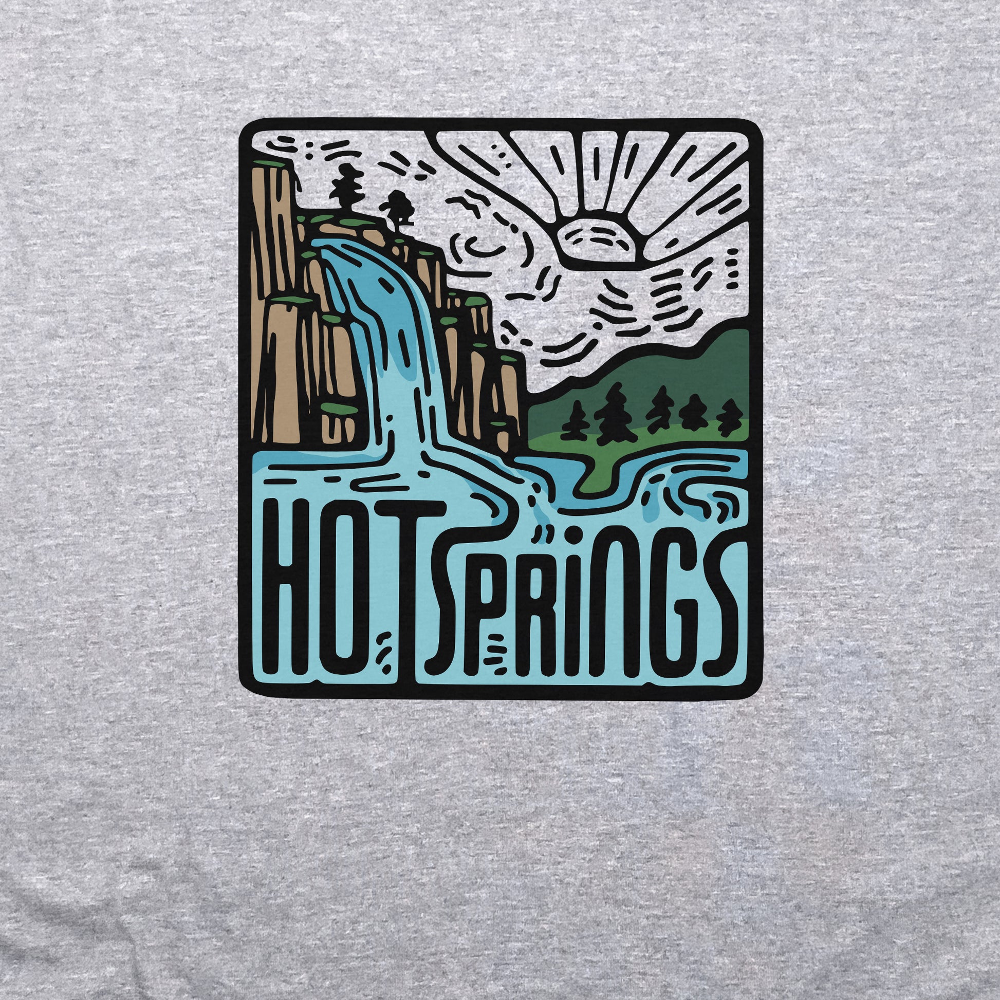 Hot Springs National Park Crewneck Sweatshirt Adventure and Outdoors Themed Sweatshirt