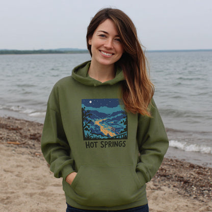 Hot Springs at Night Hoodie