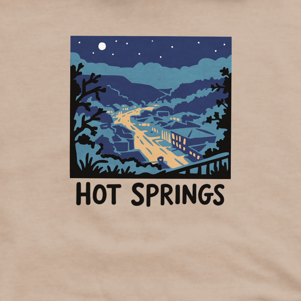 Hot Springs at Night Crewneck Sweatshirt