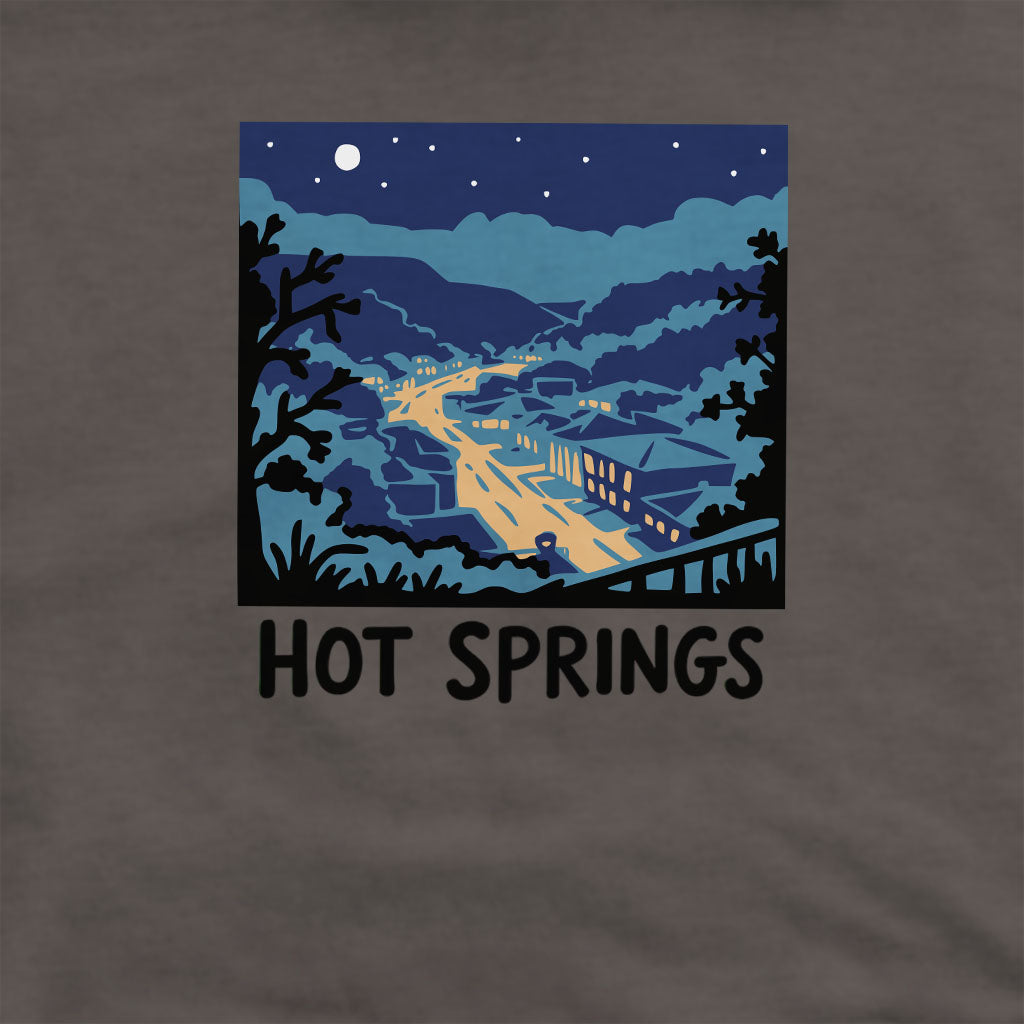 Hot Springs at Night Crewneck Sweatshirt
