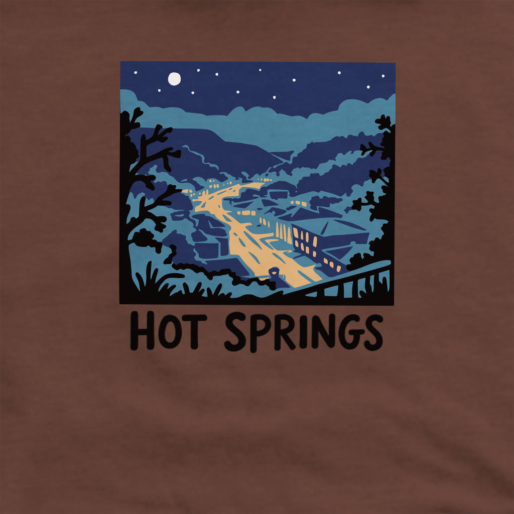 Hot Springs at Night Crewneck Sweatshirt