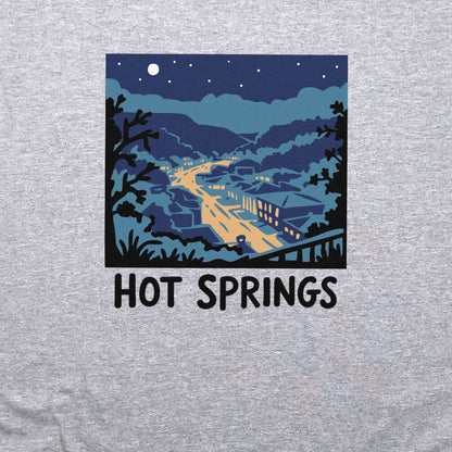 Hot Springs at Night Crewneck Sweatshirt