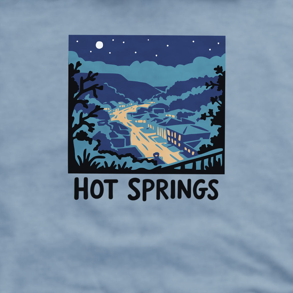 Hot Springs at Night Crewneck Sweatshirt