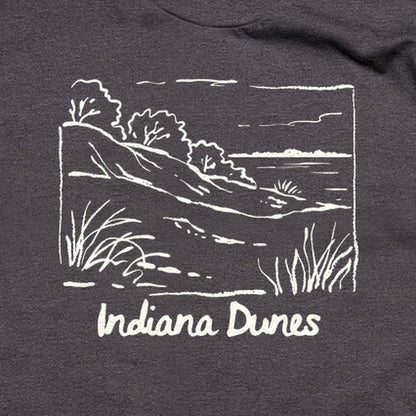 Indiana Dunes National Park Line Drawing T-Shirt