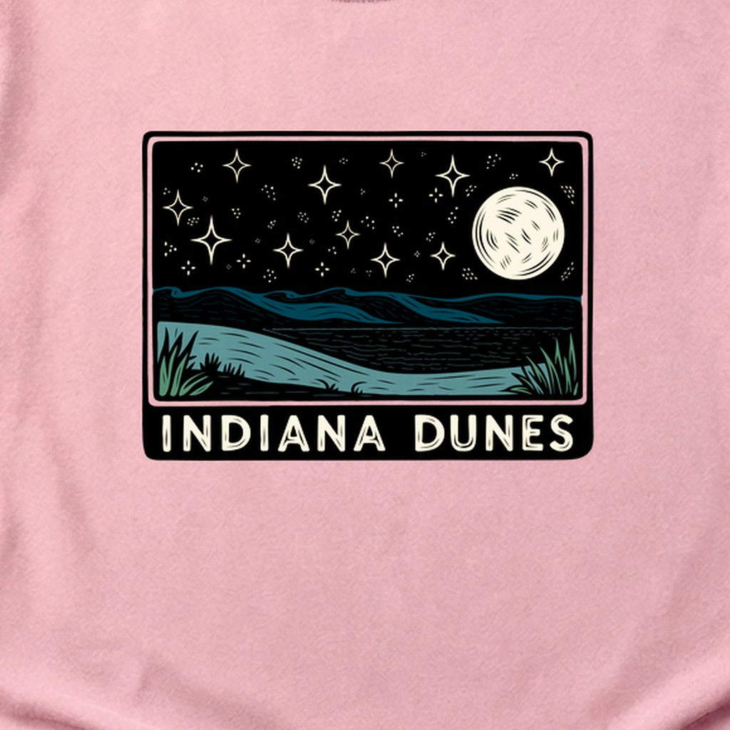 Indiana Dunes at Night Cotton T-Shirt