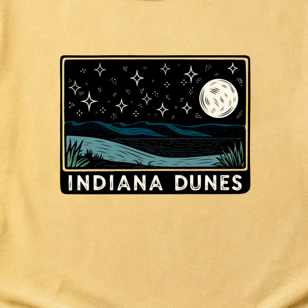 Indiana Dunes at Night Cotton T-Shirt
