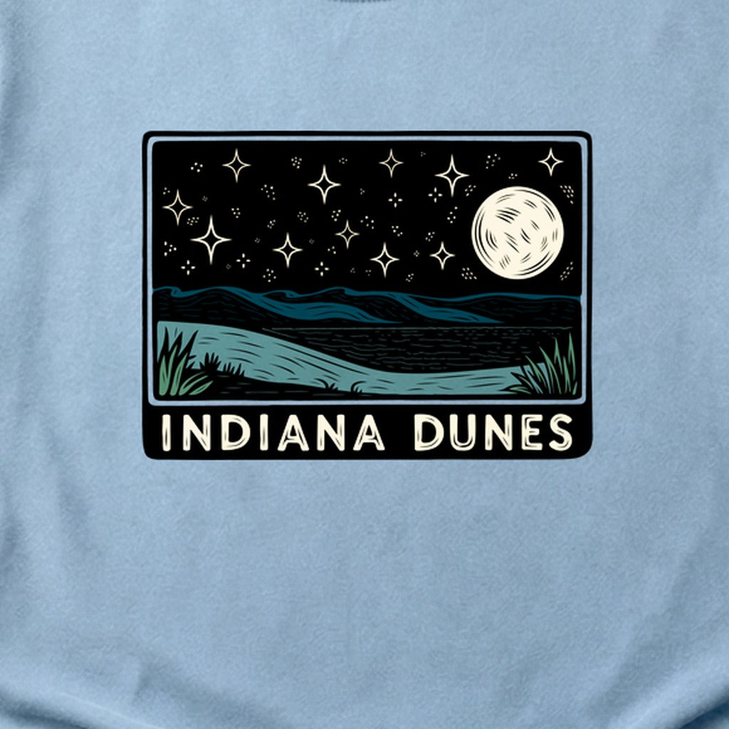 Indiana Dunes at Night Cotton T-Shirt