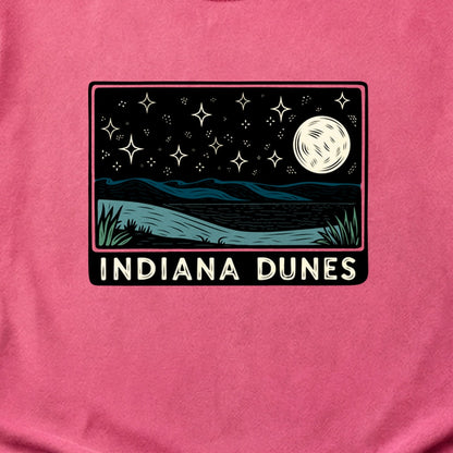 Indiana Dunes at Night Cotton T-Shirt