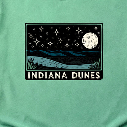 Indiana Dunes at Night Cotton T-Shirt