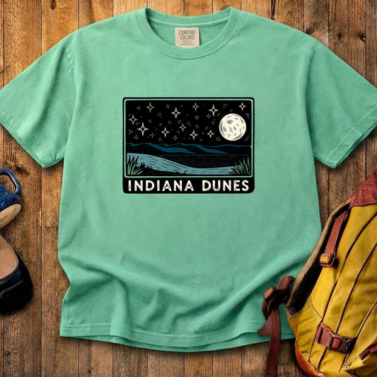 Indiana Dunes at Night Cotton T-Shirt