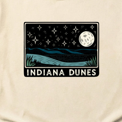 Indiana Dunes at Night Cotton T-Shirt