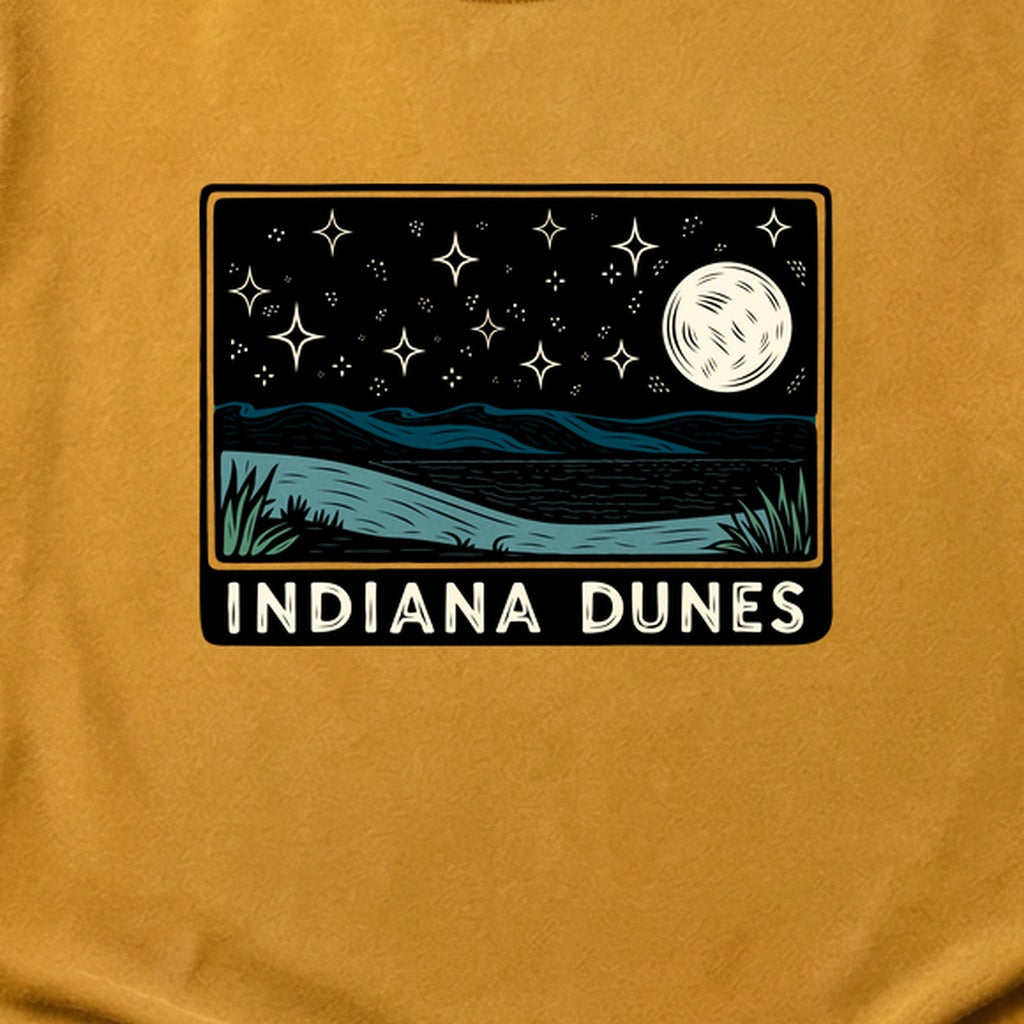 Indiana Dunes at Night Cotton T-Shirt