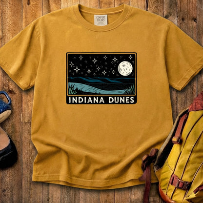 Indiana Dunes at Night Cotton T-Shirt