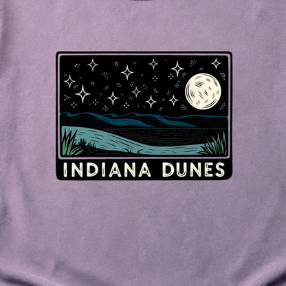 Indiana Dunes at Night Cotton T-Shirt