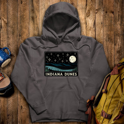 Indiana Dunes at Night Hoodie