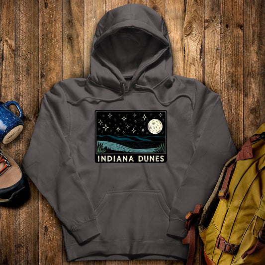 Indiana Dunes at Night Hoodie