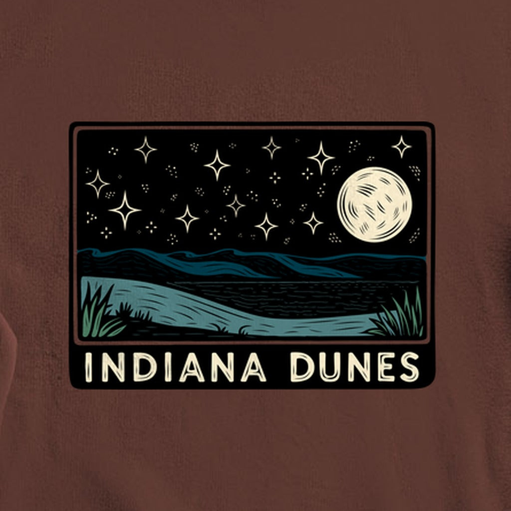 Indiana Dunes at Night Crewneck Sweatshirt