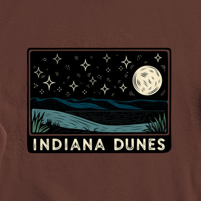 Indiana Dunes at Night Crewneck Sweatshirt