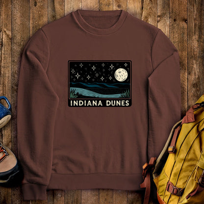 Indiana Dunes at Night Crewneck Sweatshirt