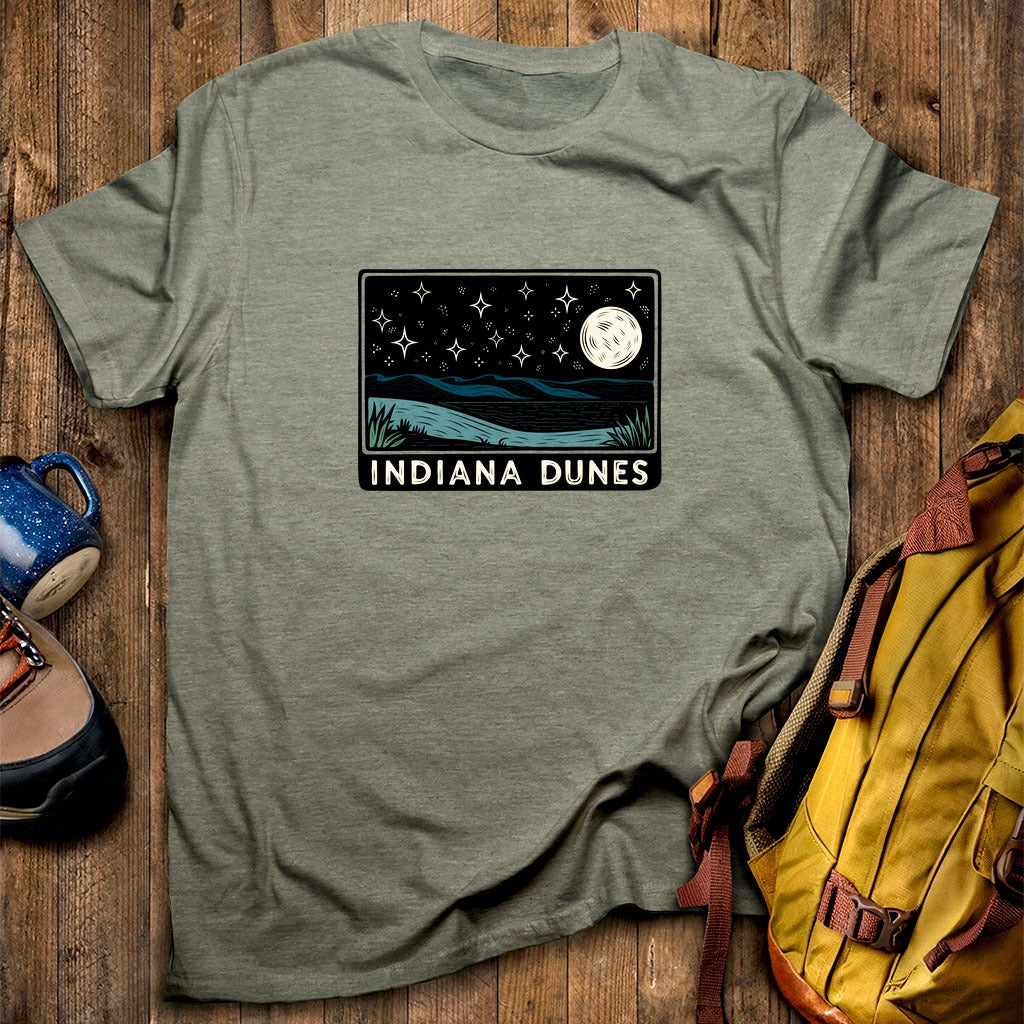 Indiana Dunes at Night T-Shirt