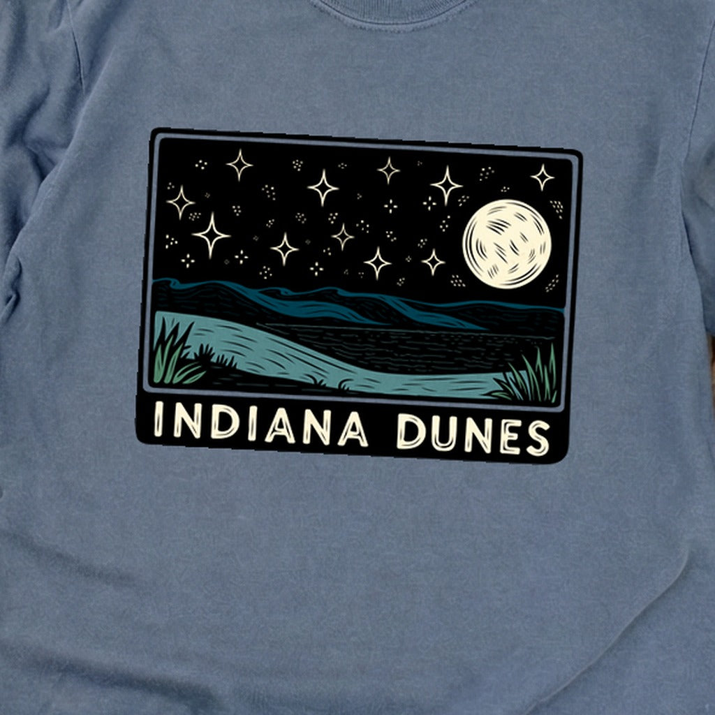 Indiana Dunes at Night Premium Long Sleeve