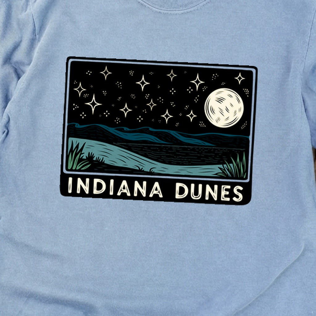 Indiana Dunes at Night Premium Long Sleeve