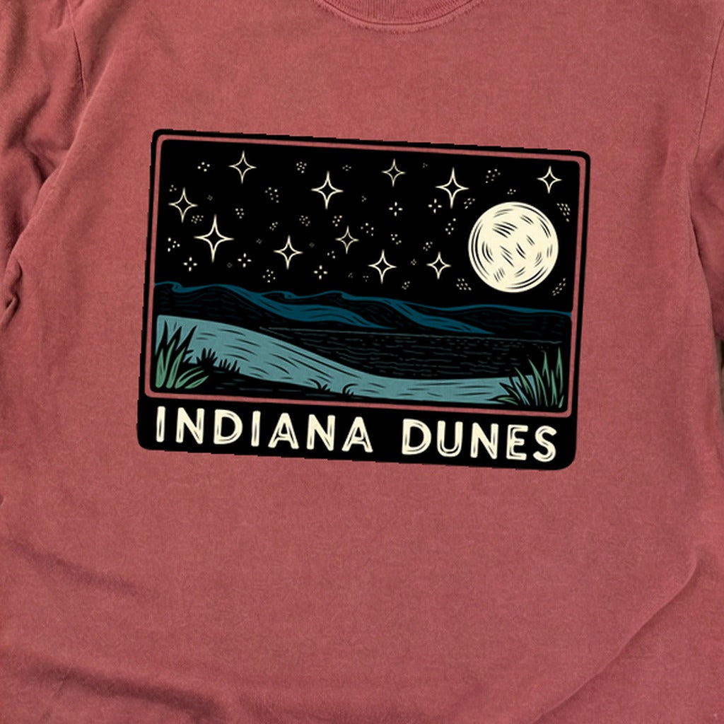 Indiana Dunes at Night Premium Long Sleeve