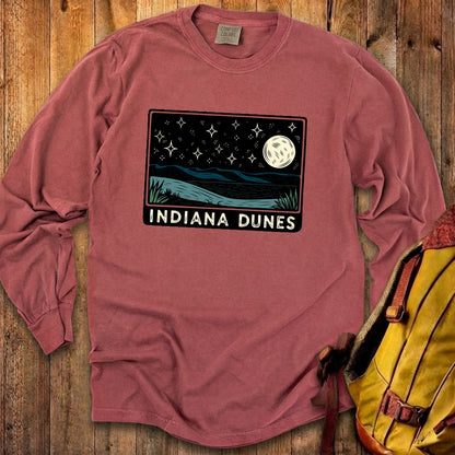 Indiana Dunes at Night Premium Long Sleeve