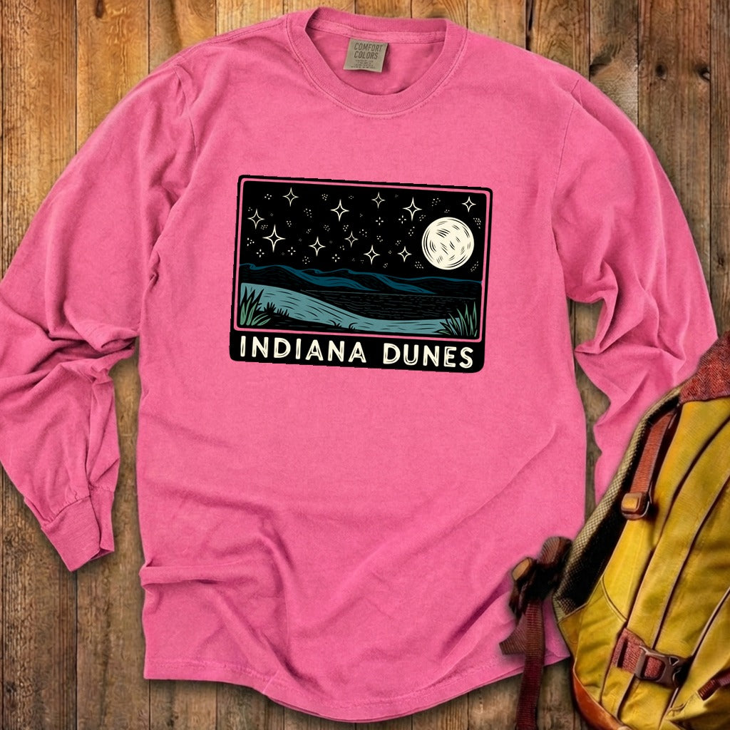 Indiana Dunes at Night Premium Long Sleeve