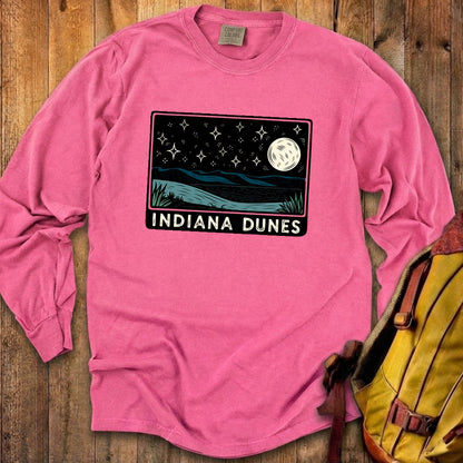 Indiana Dunes at Night Premium Long Sleeve