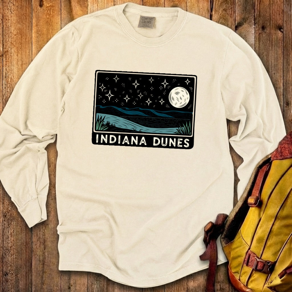 Indiana Dunes at Night Premium Long Sleeve