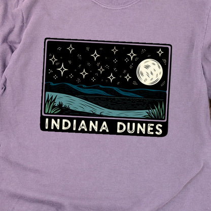 Indiana Dunes at Night Premium Long Sleeve