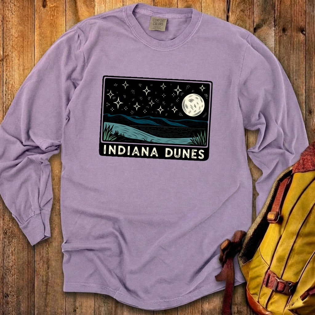 Indiana Dunes at Night Premium Long Sleeve