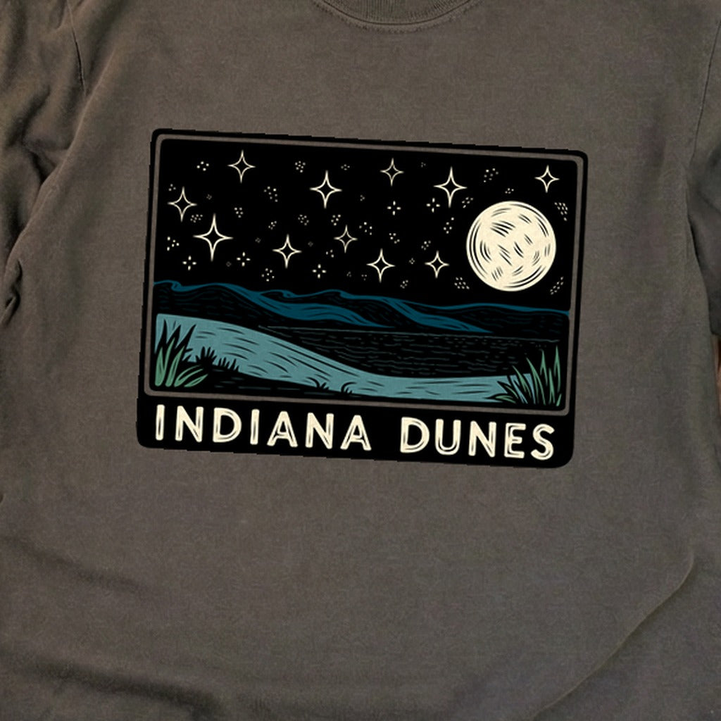 Indiana Dunes at Night Premium Long Sleeve