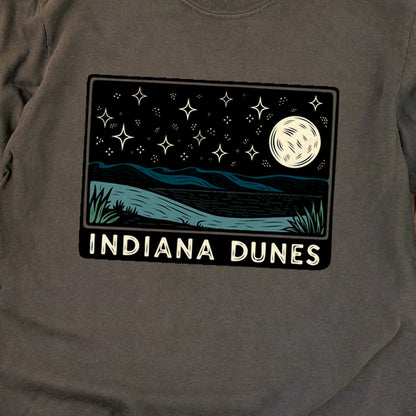 Indiana Dunes at Night Premium Long Sleeve