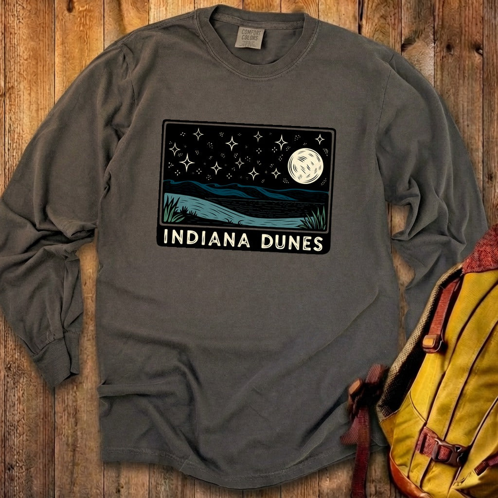 Indiana Dunes at Night Premium Long Sleeve