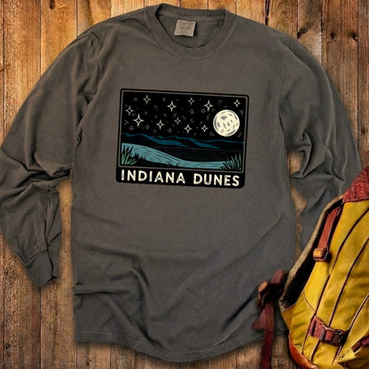 Indiana Dunes at Night Premium Long Sleeve